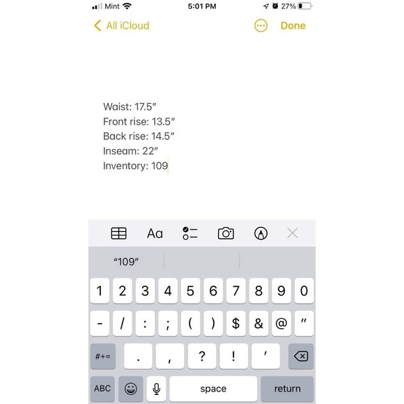 NWT soft surroundings blue velour laser cut culotte crop pant XL - Picture 7 of 7